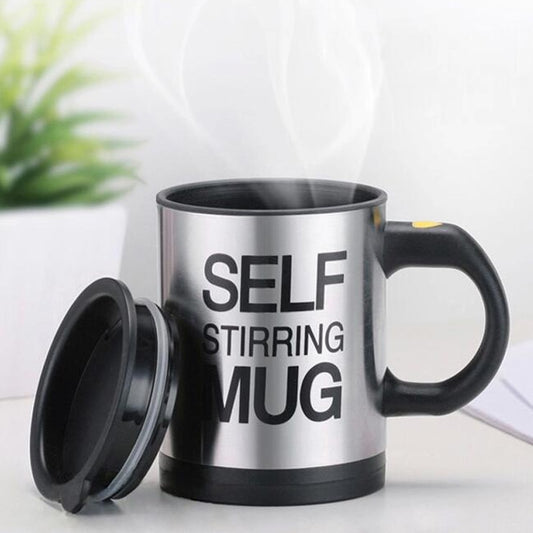 Automatic self stirring stainless  coffee mug thermal cup. Double Insulated Smart Cup 400ml