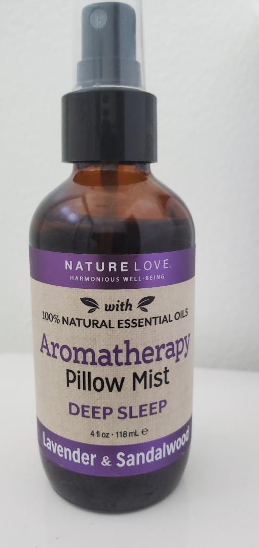 Nature Love Aromatherapy Pillow Mist Deep Sleep Lavender and Sandalwood 4oz